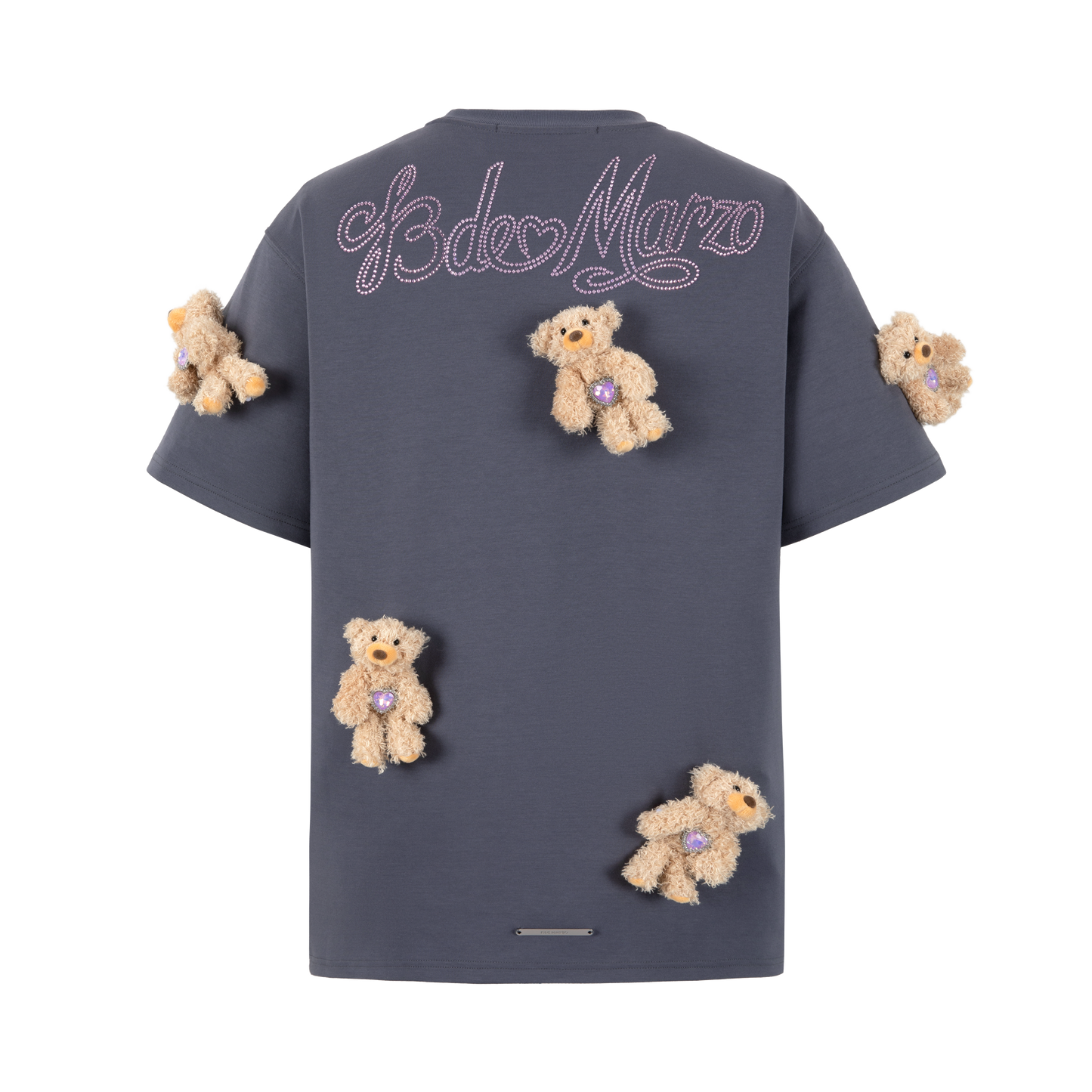 13DE MARZO Doozoo Rhinestone T-shirt