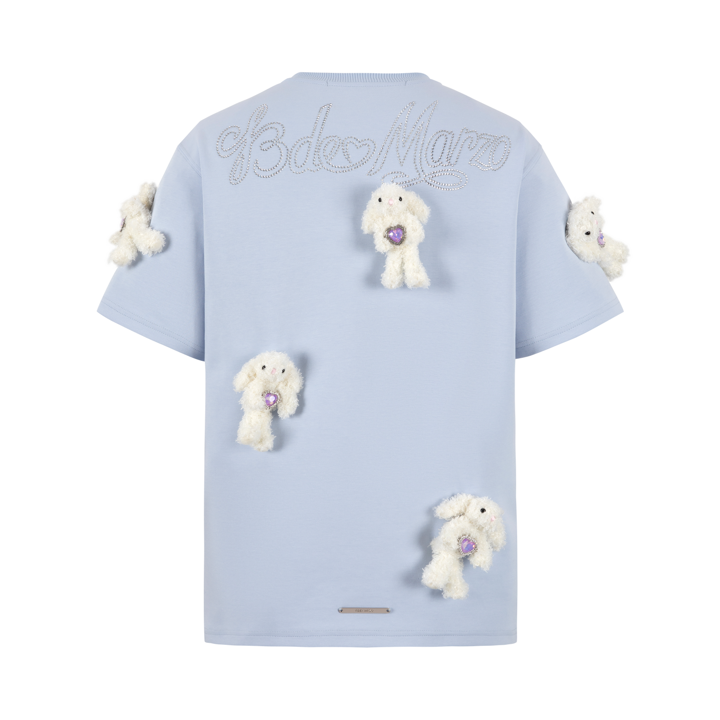 13DE MARZO Doozoo Rhinestone T-shirt