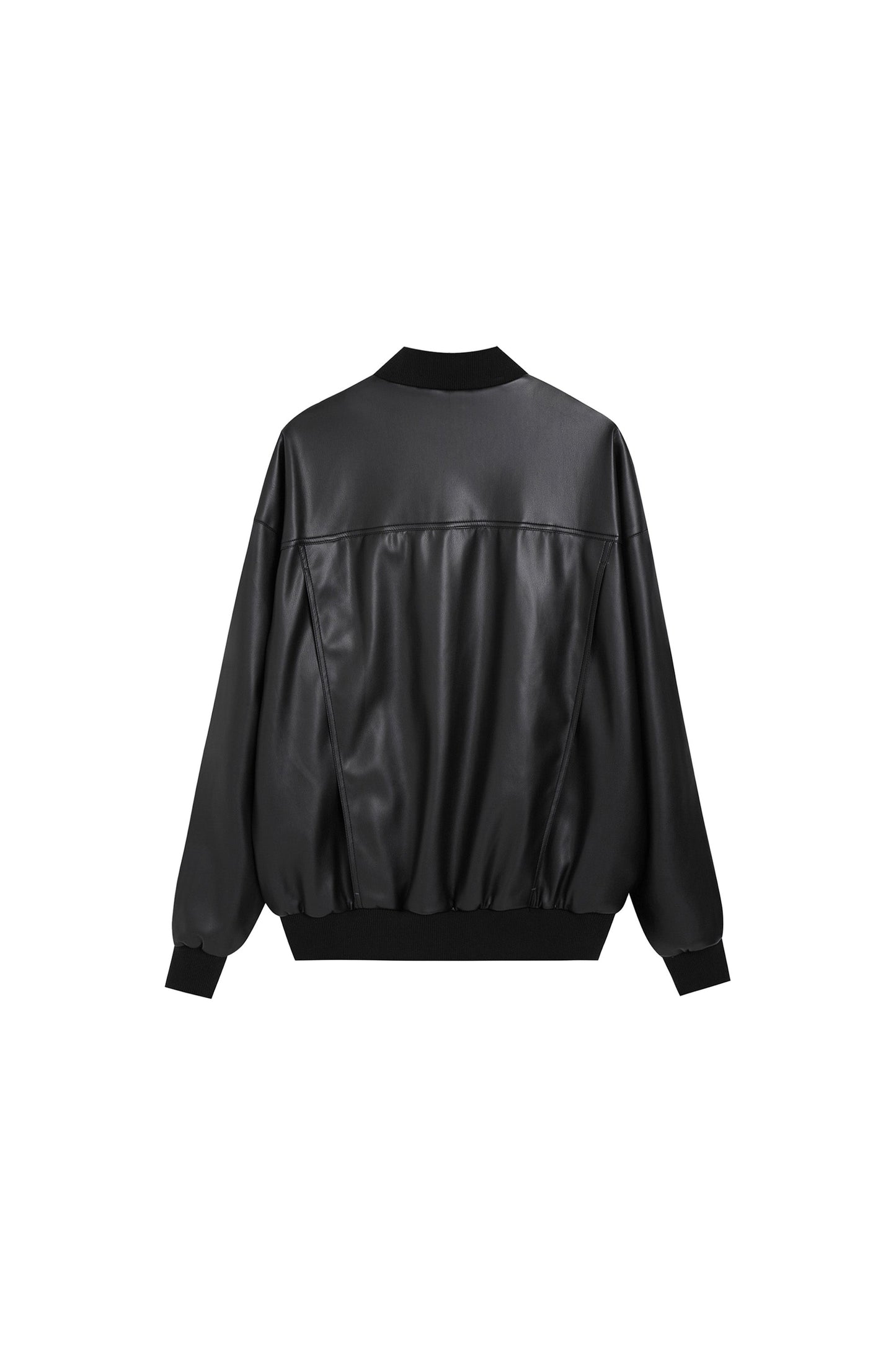 YJ1NGZYZJ Soft Bomber Leather Jacket