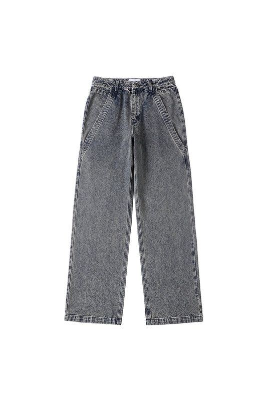 YJ1NGZYZJ Low-Rise Wide-Leg Jeans