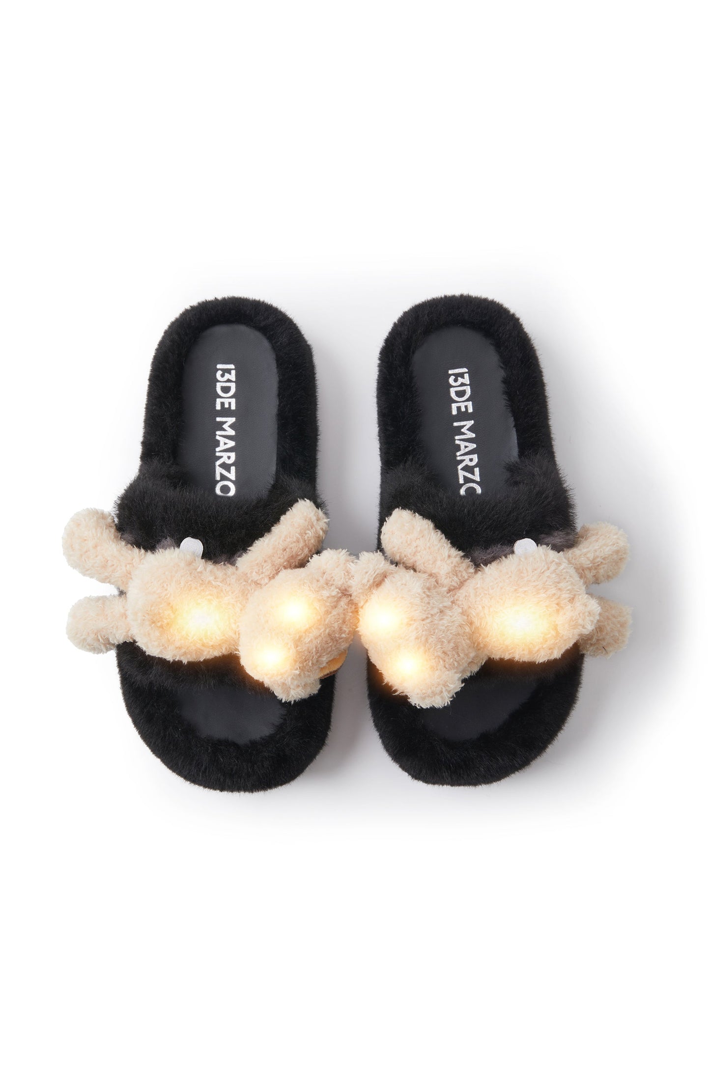 13DE MARZO Doozoo Glowing Fuzzy Slipper