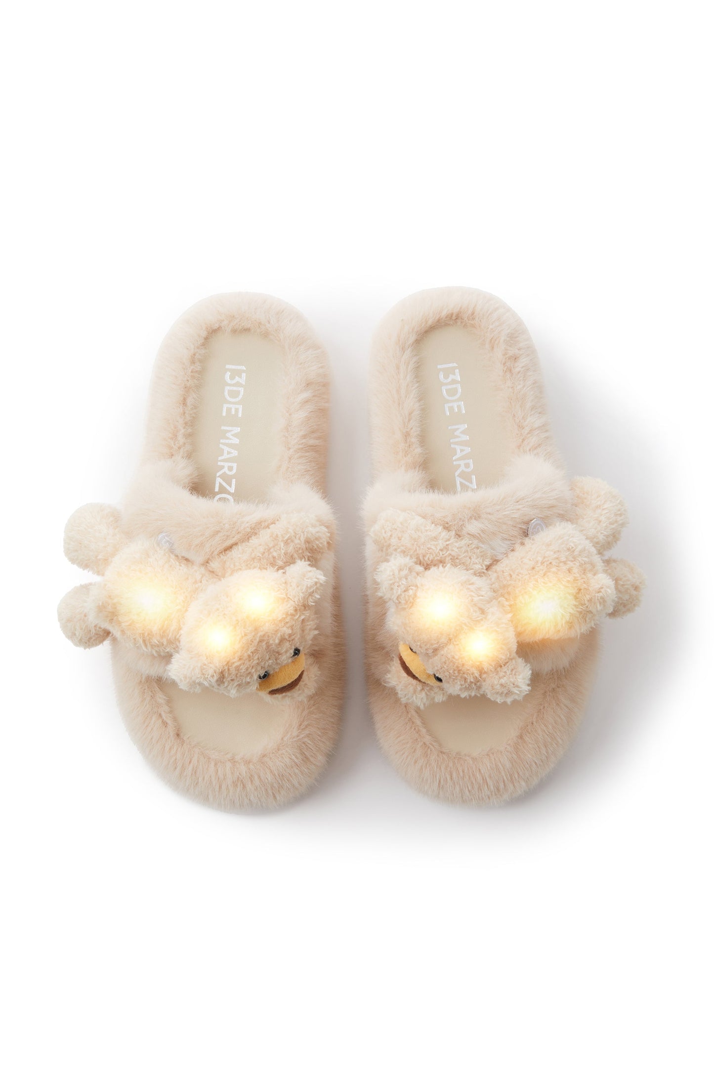 13DE MARZO Doozoo Glowing Fuzzy Slipper