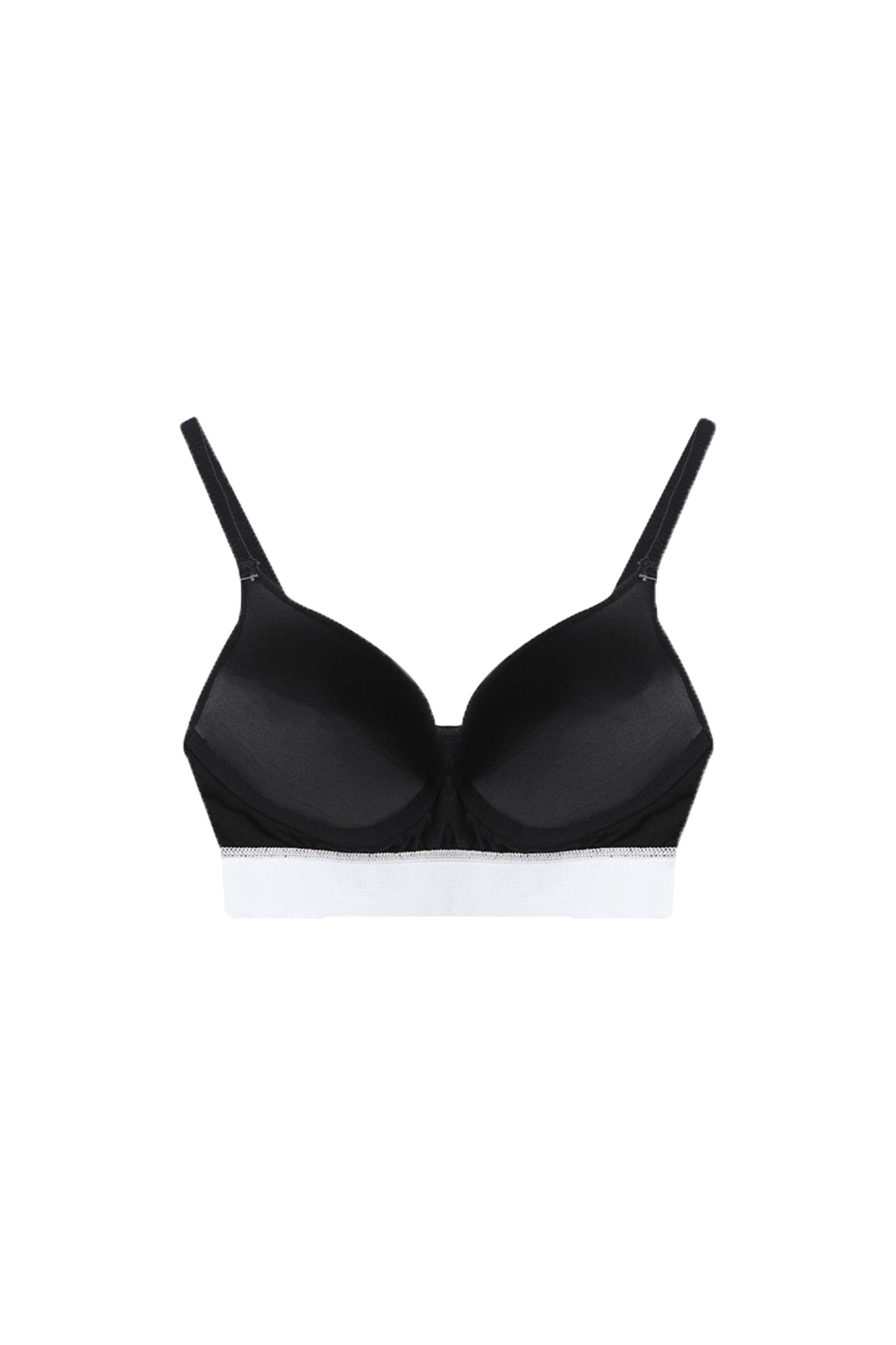 YJ1NGZYZJ Cotton Push Up Plunge Bra In Black