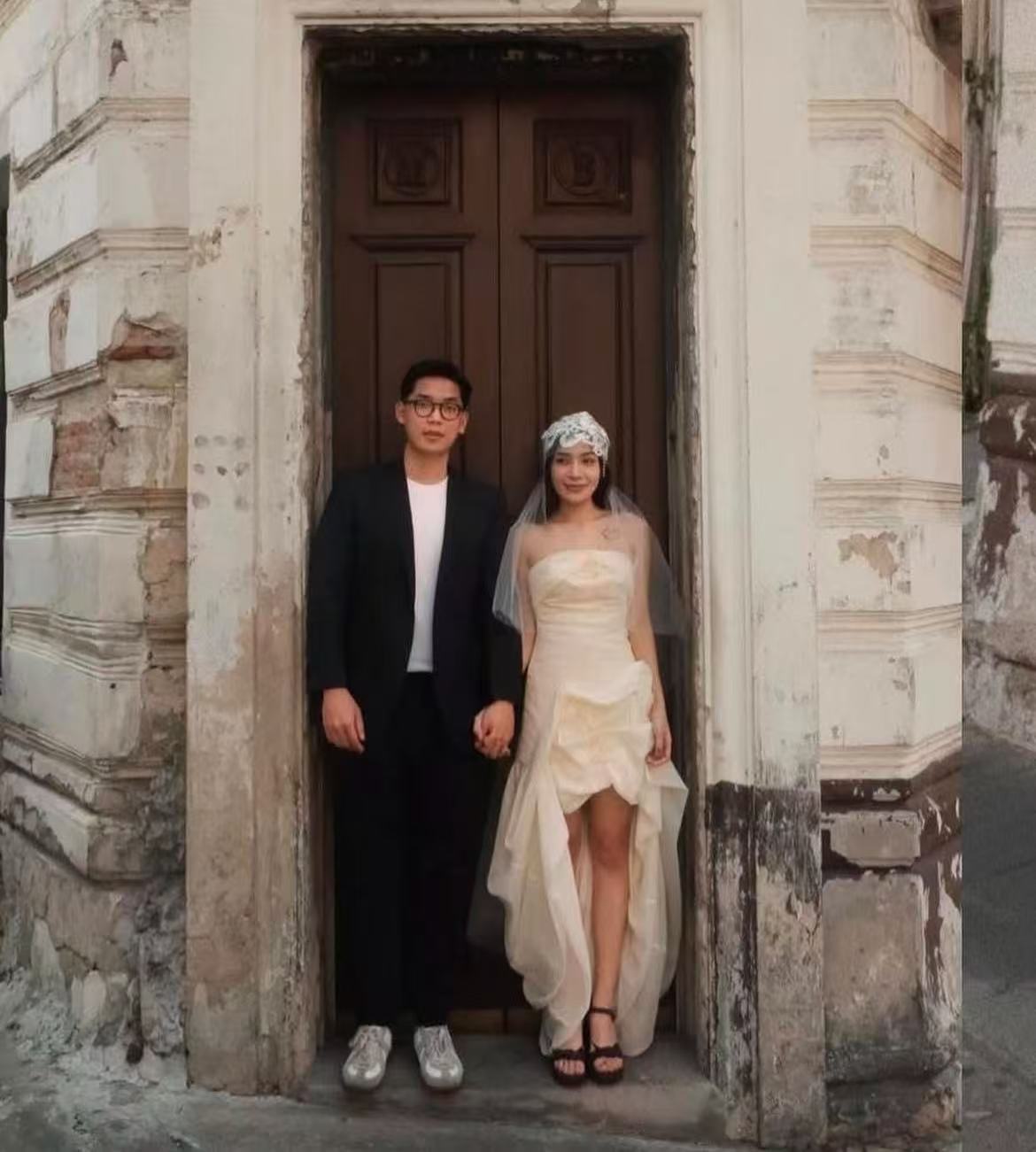 Must Have Cream Cape Short Dress