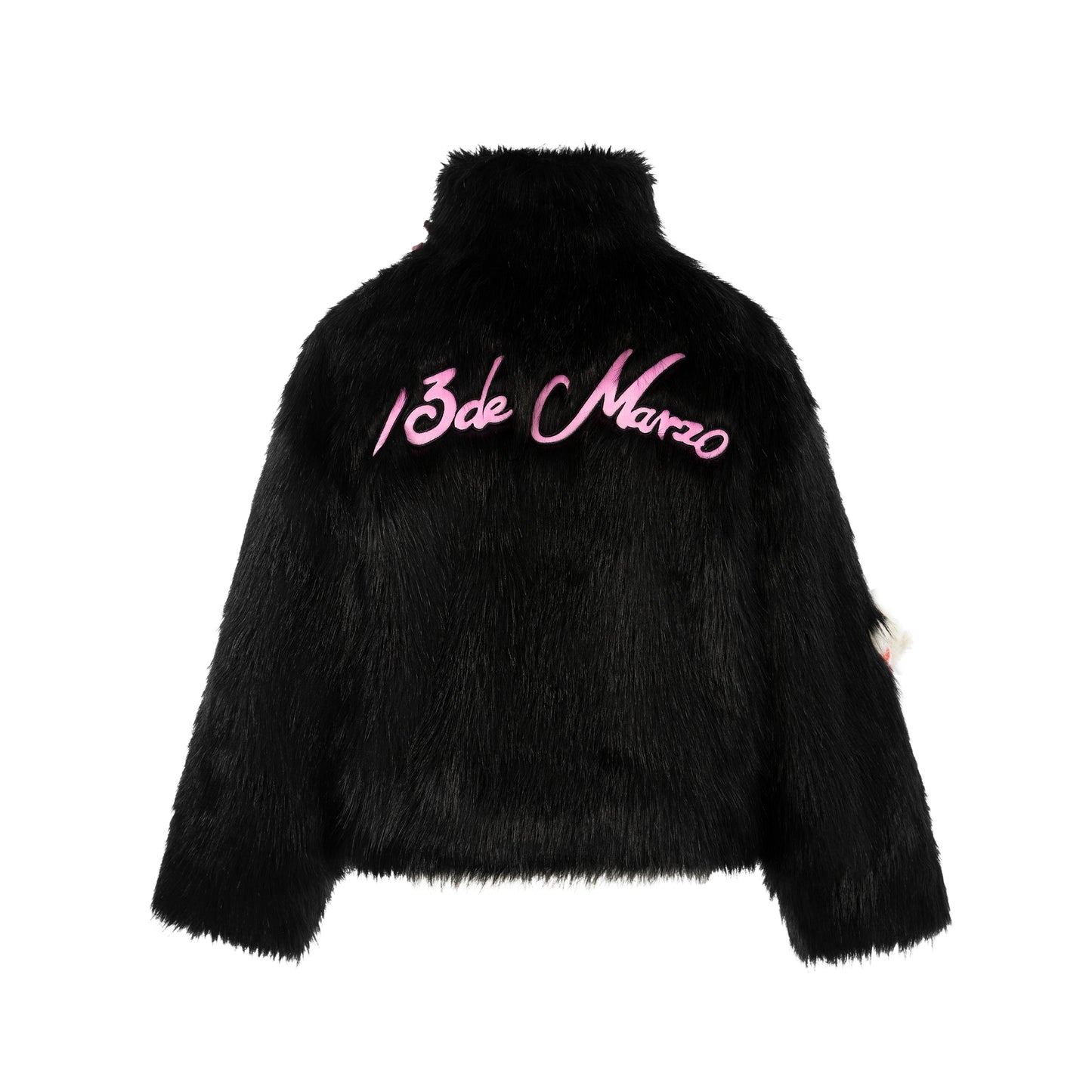 13DE MARZO Kuromi Bear Artificial Mink Coat