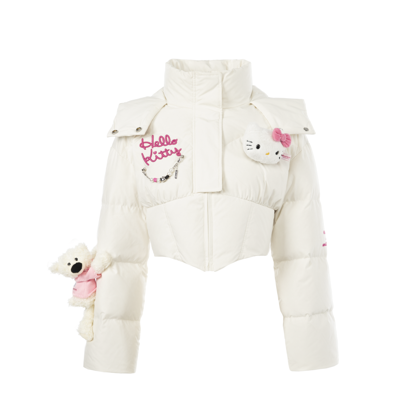 13DE MARZO Hello Kitty Bear Short Down Jacket