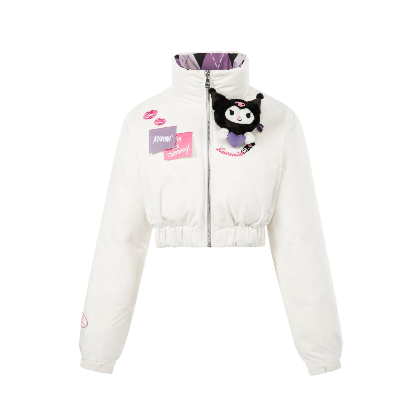 13DE MARZO Kuromi Bear Inside Out Down Jacket