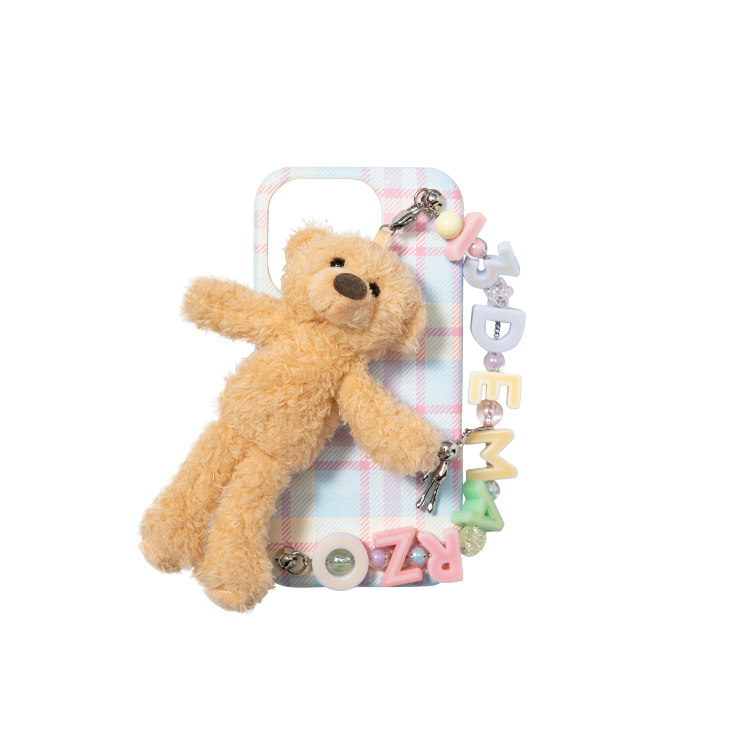 13DE MARZO Logo Bead Chain Bear Case