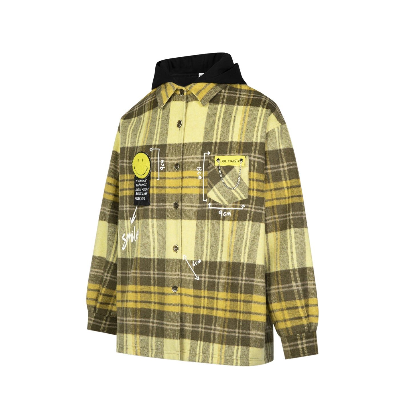 13DE MARZO Palda Bear Plaid Shirt