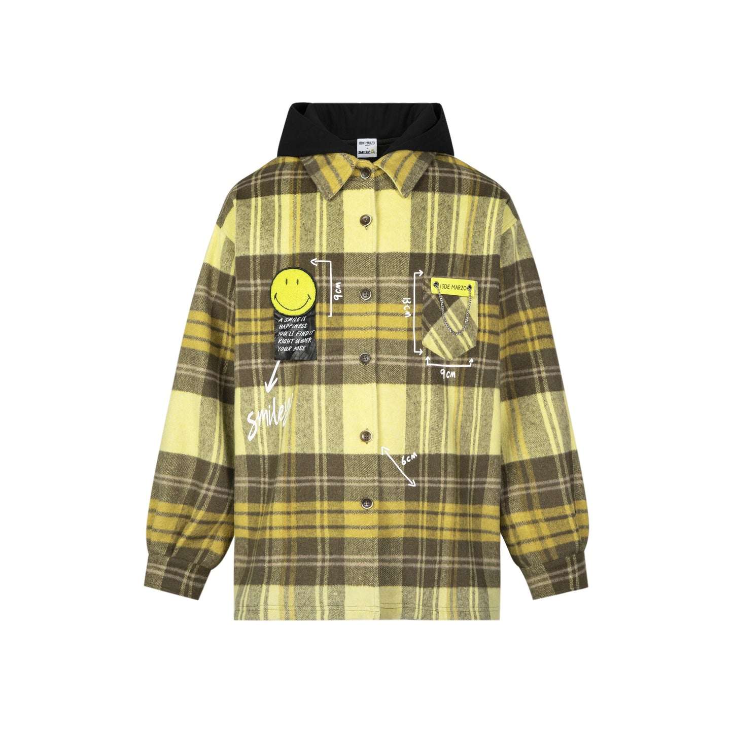 13DE MARZO Palda Bear Plaid Shirt