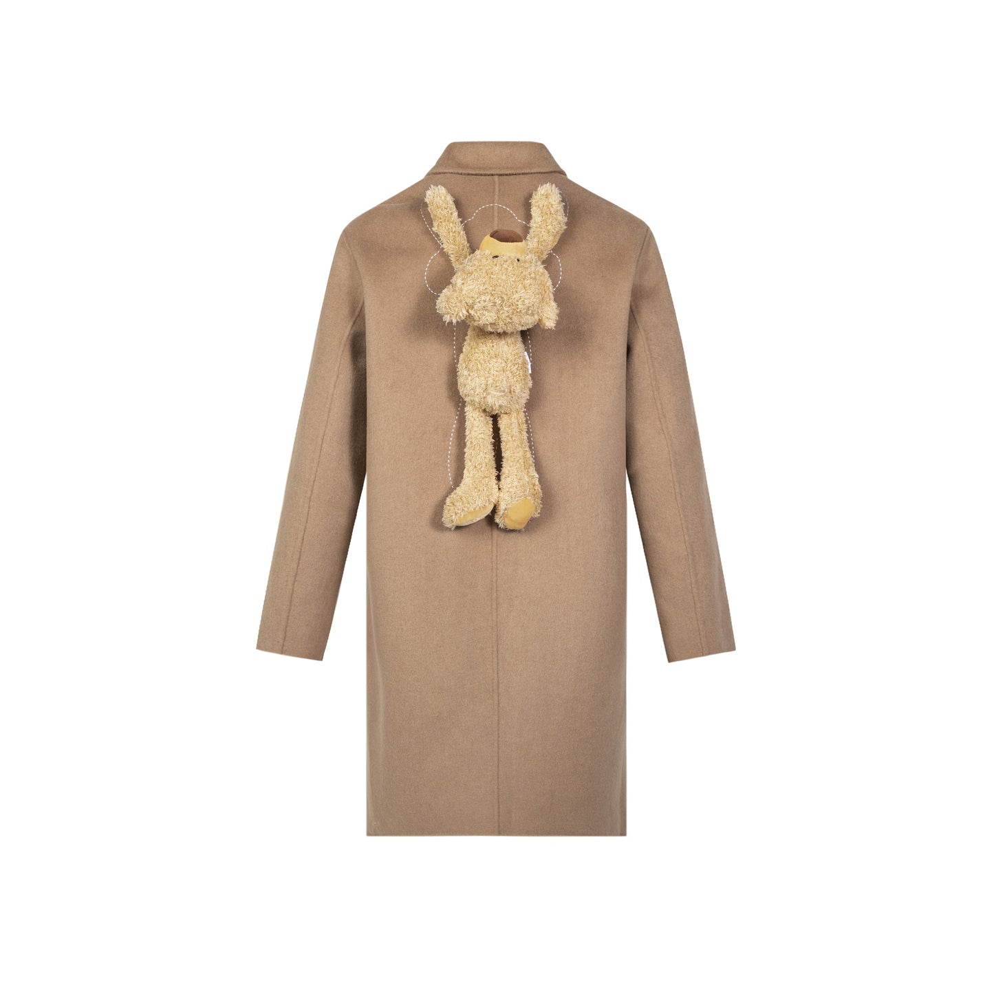 13DE MARZO Palda Bear Woolen Overcoat