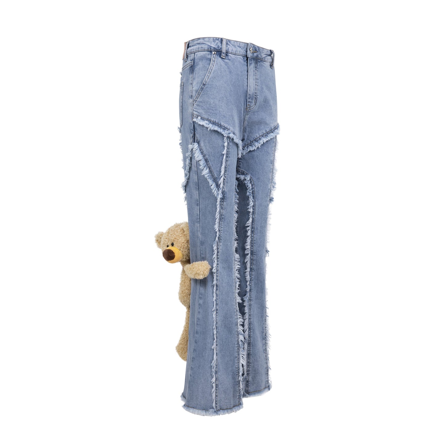 13DE MARZO Hug Calf Bear Jeans