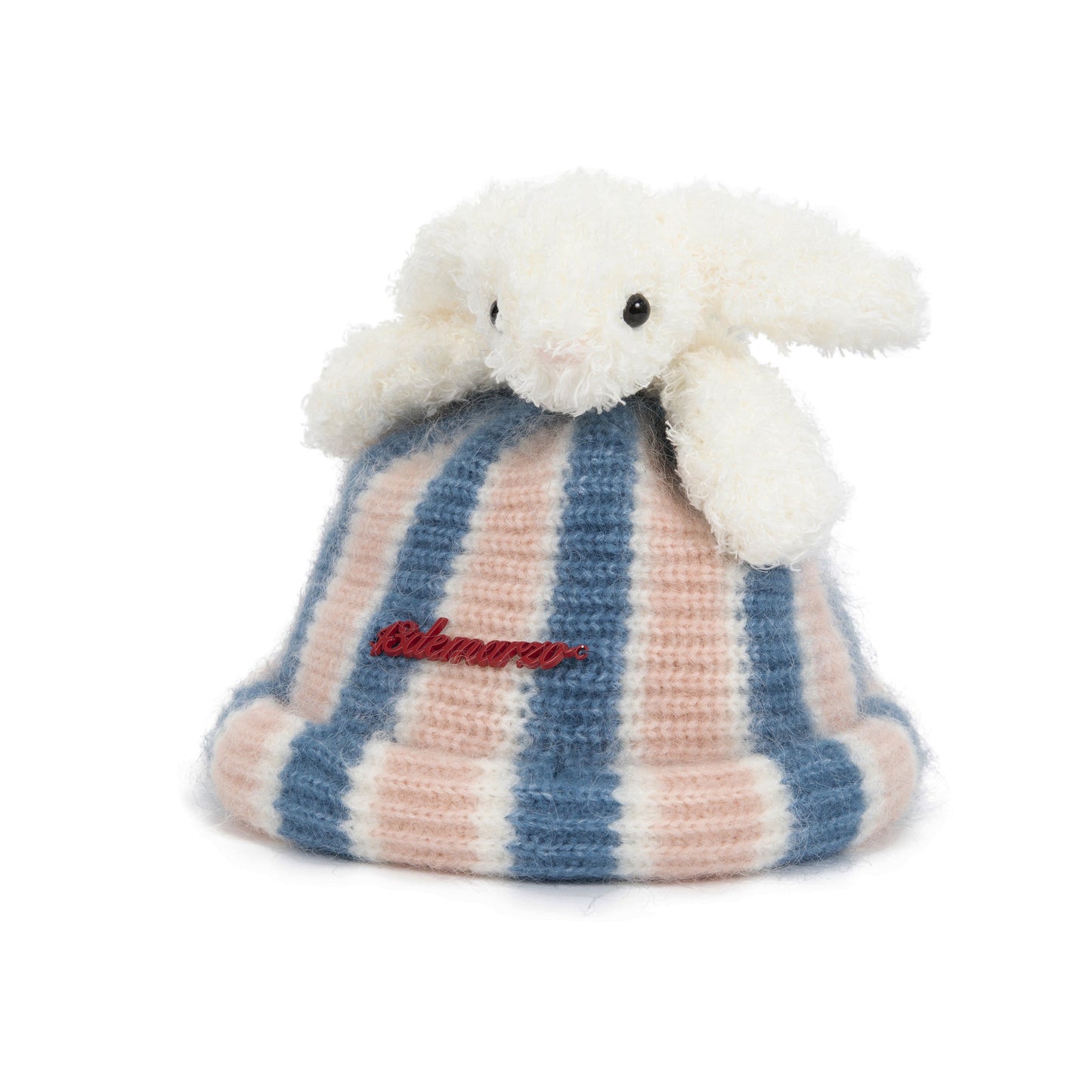 13DE MARZO Bunny Stripe Beanie