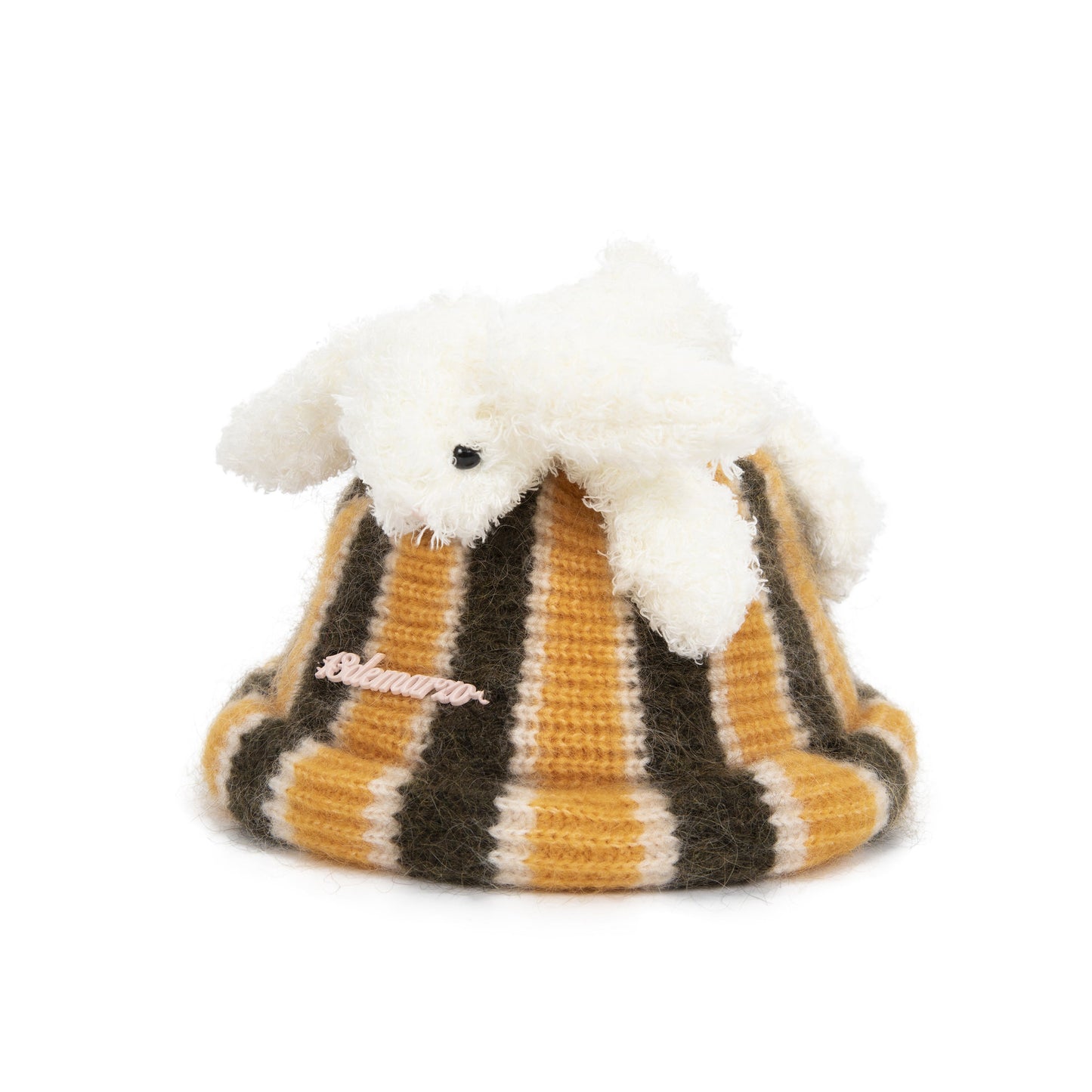 13DE MARZO Bunny Stripe Beanie