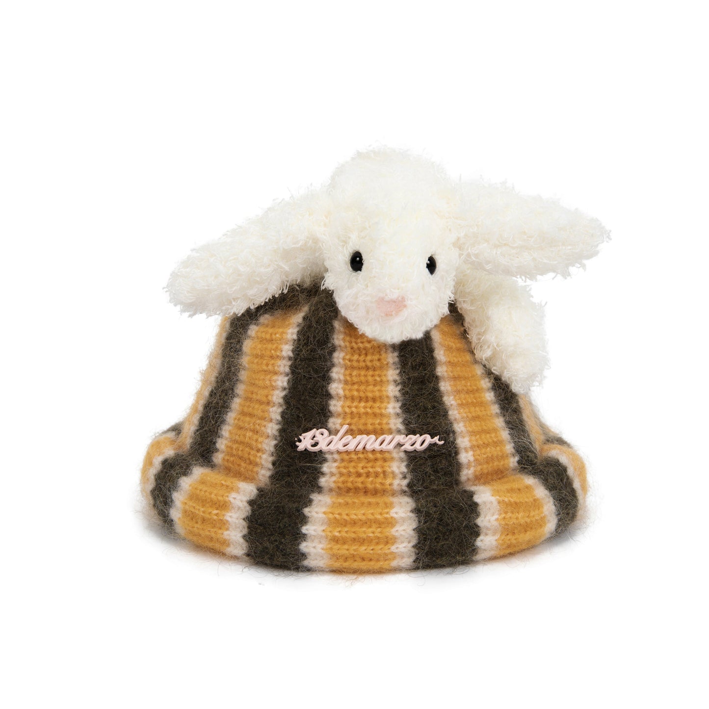 13DE MARZO Bunny Stripe Beanie