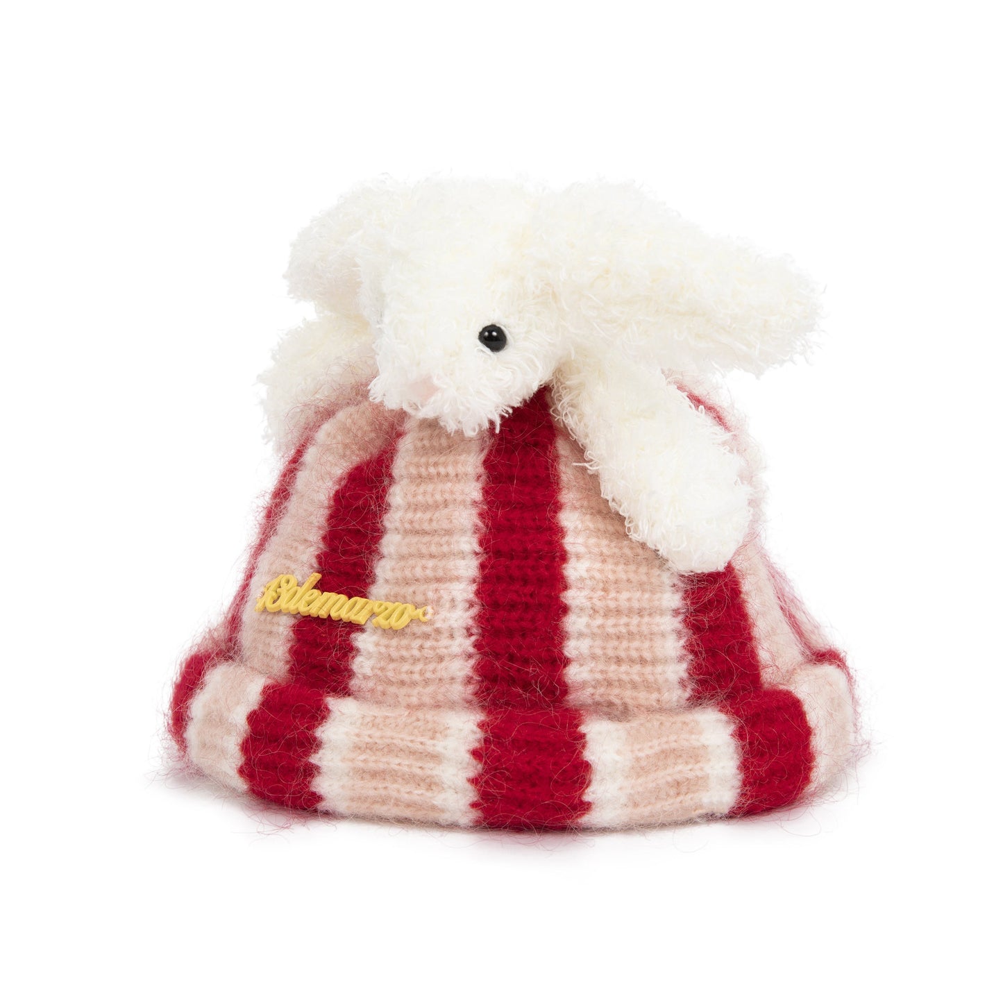 13DE MARZO Bunny Stripe Beanie