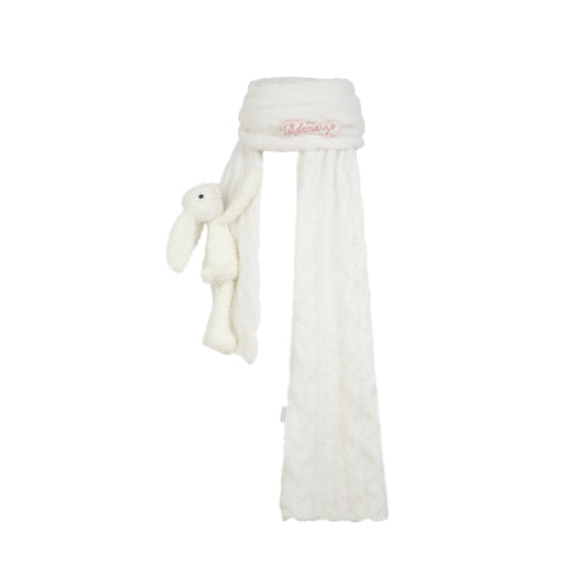 13DE MARZO Bunny Knit Scarf