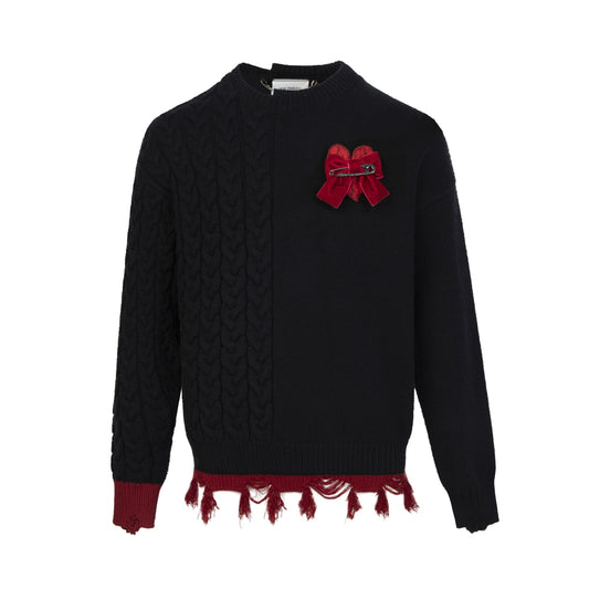 13DE MARZO Valentine Bow&Heart Sweater