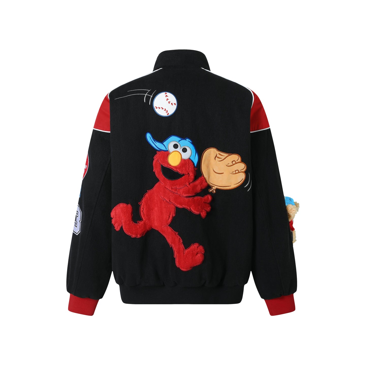 13DE MARZO Elmo Baseball Racing Jacket