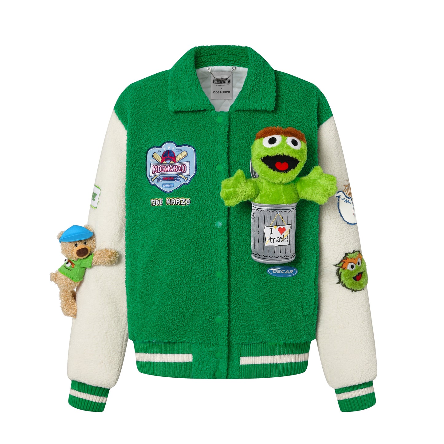 13DE MARZO Oscar Bear Baseball Jacket