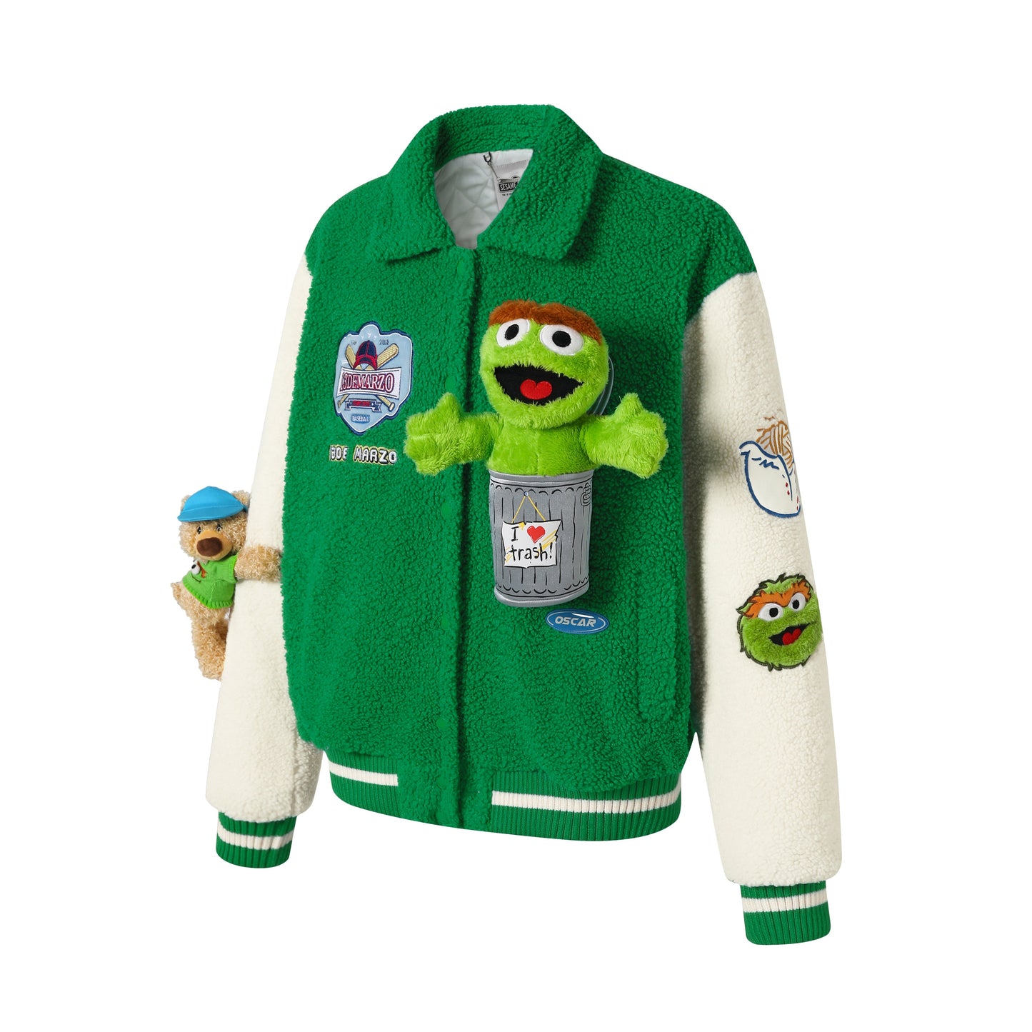 13DE MARZO Oscar Bear Baseball Jacket