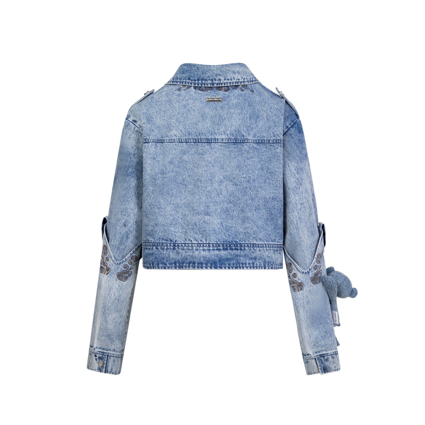 13DE MARZO Removable Cuff Denim Jacket