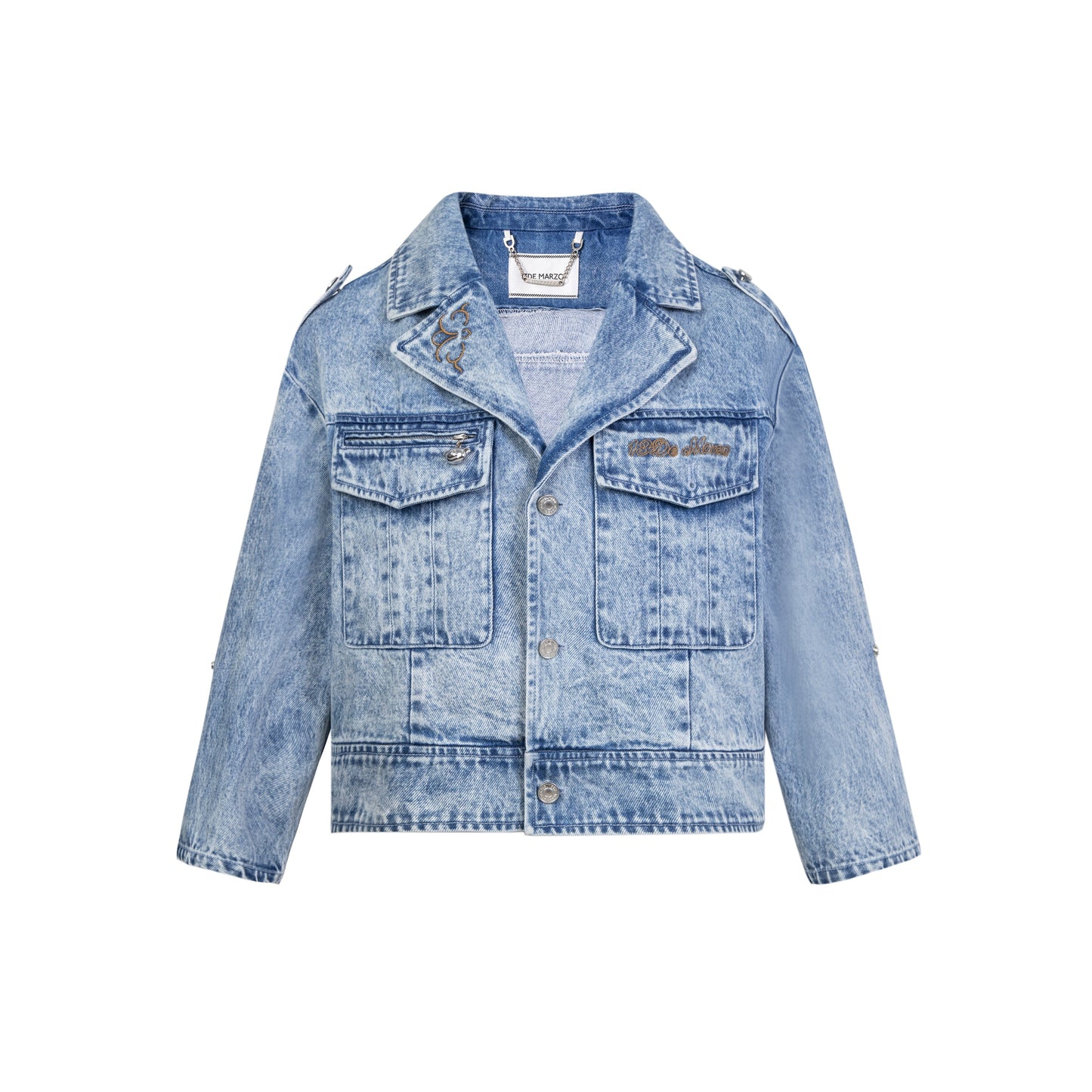 13DE MARZO Removable Cuff Denim Jacket