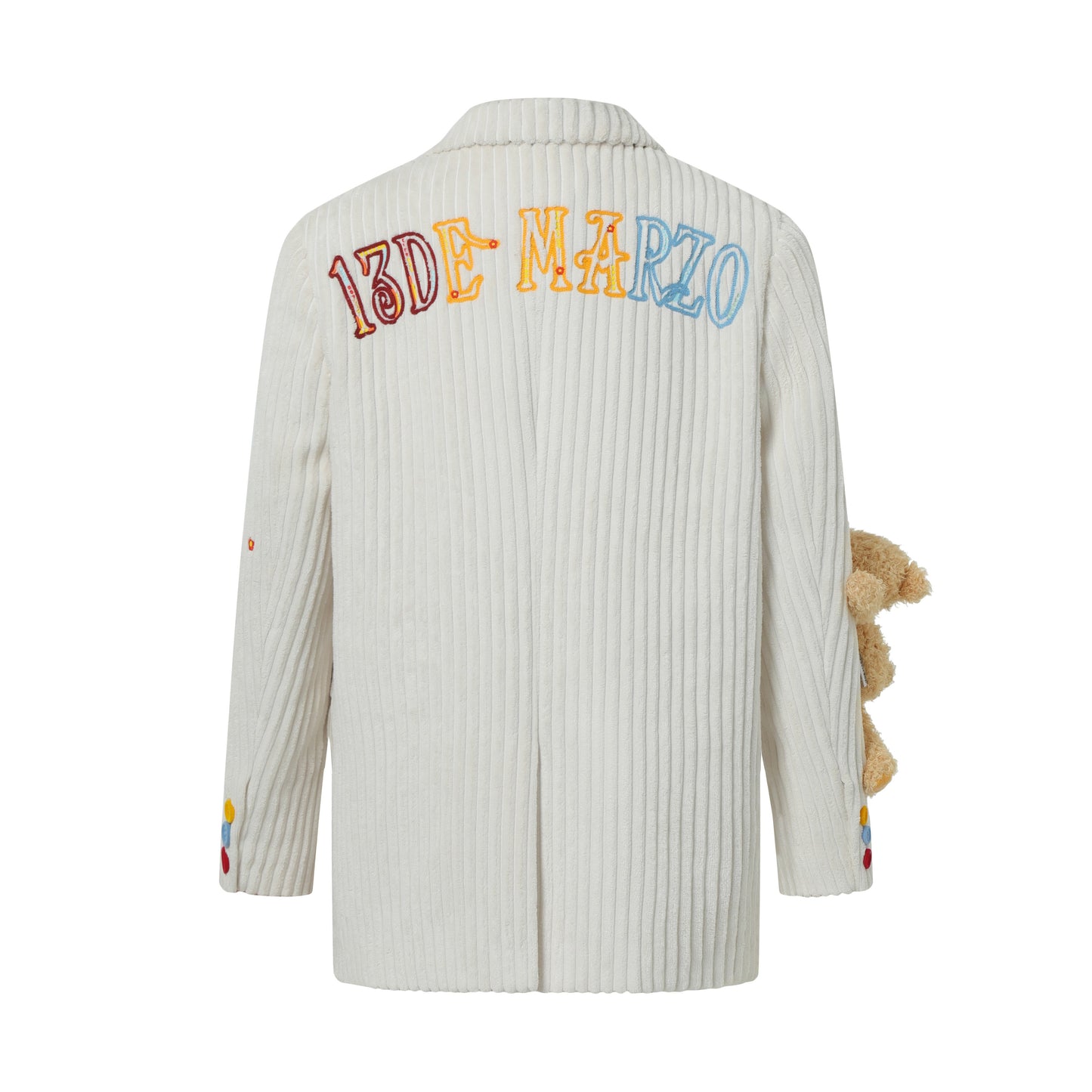 13DE MARZO Bear Corduroy Suit