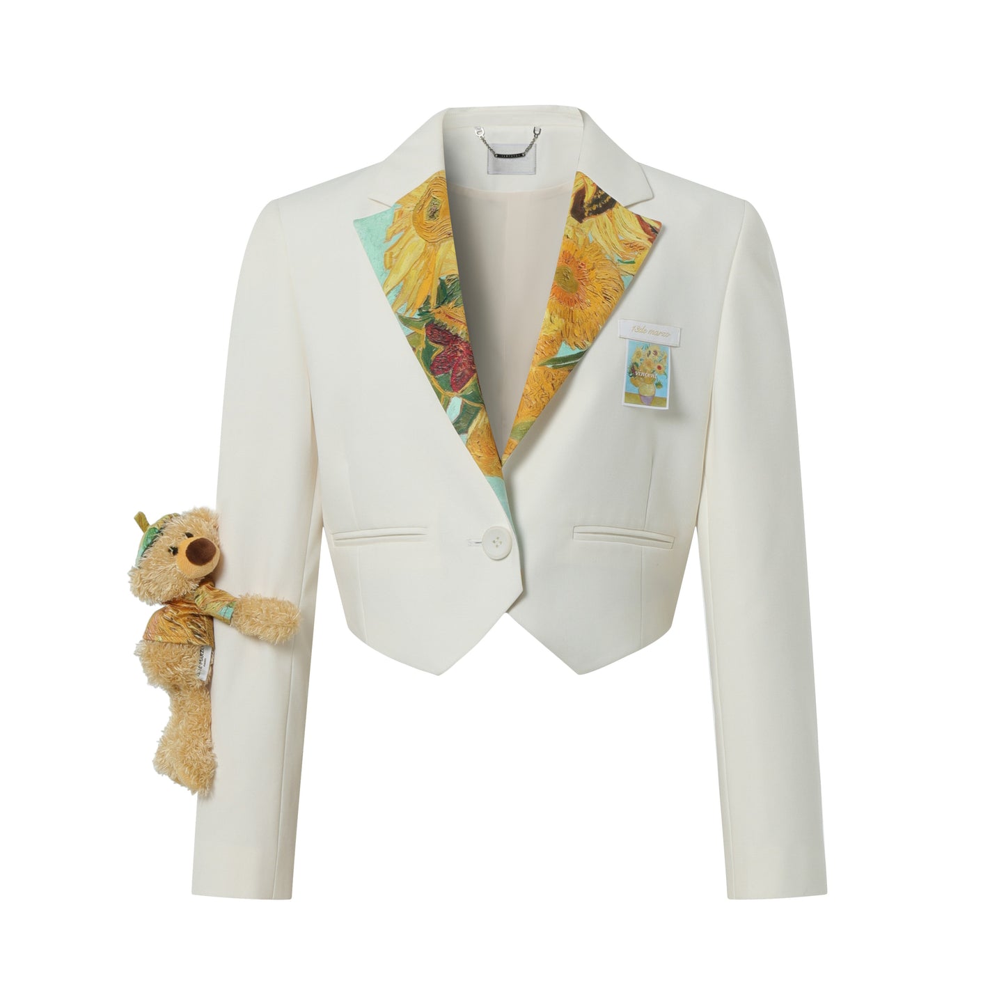 13DE MARZO Van Gogh Masterpiece Lapel Short Suit