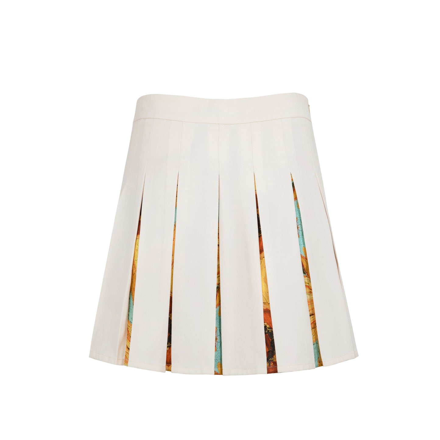 13DE MARZO Van Gogh Masterpiece Pleated Skirt