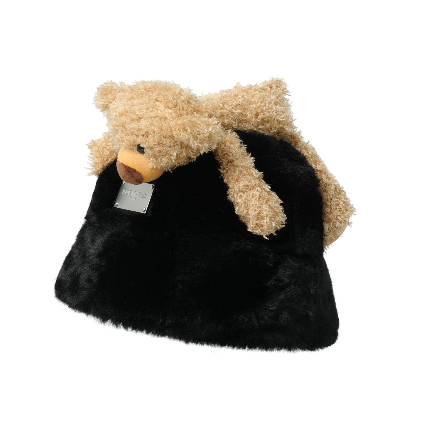 13DE MARZO Furry Bear Bucket Hat