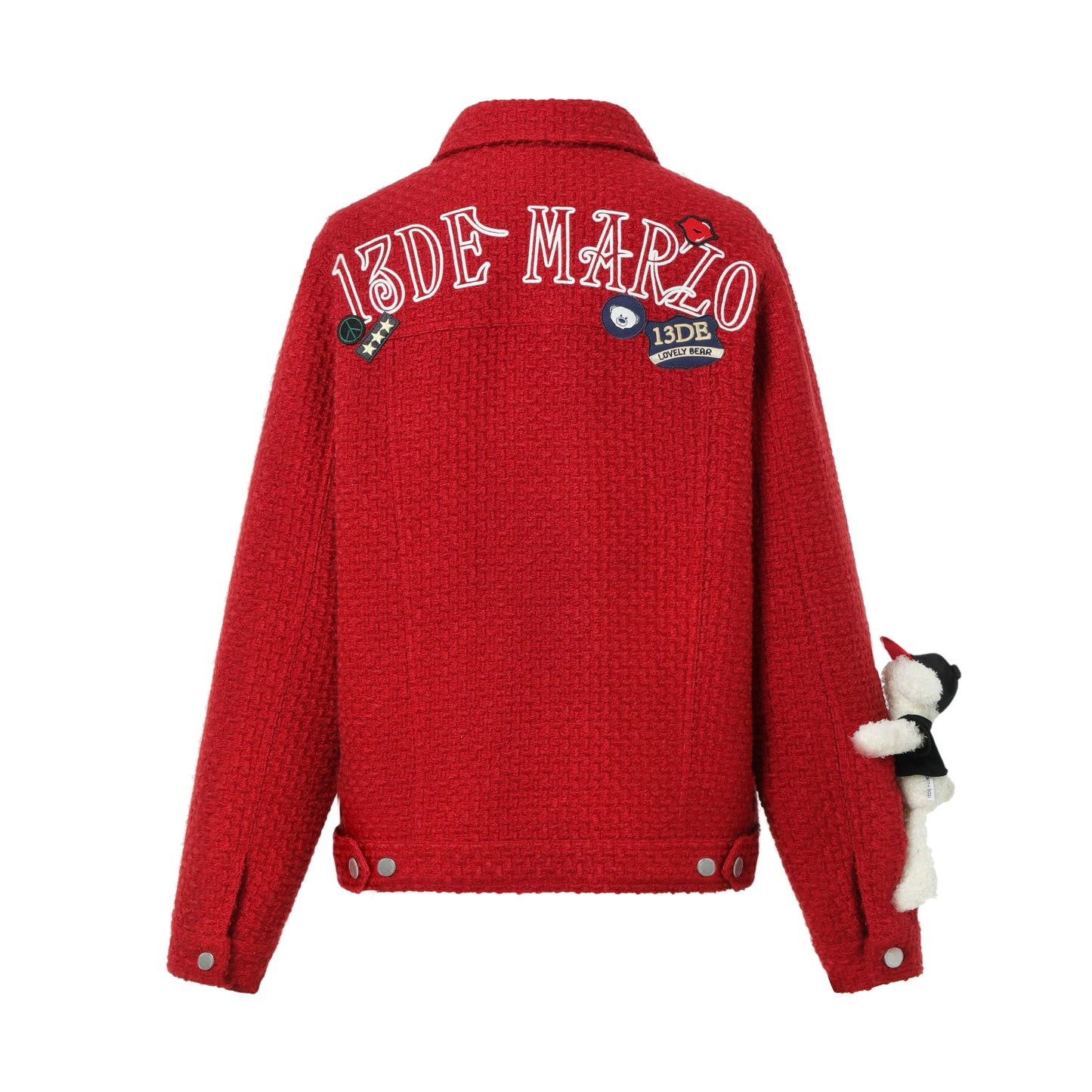 13DE MARZO Bear Badges Jacket