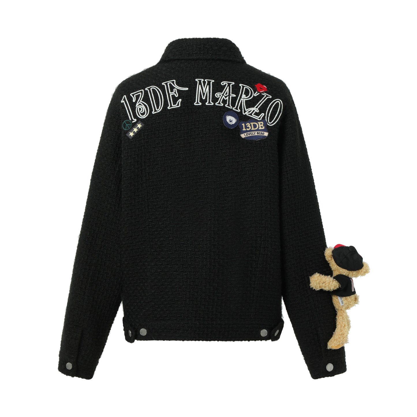 13DE MARZO Bear Badges Jacket