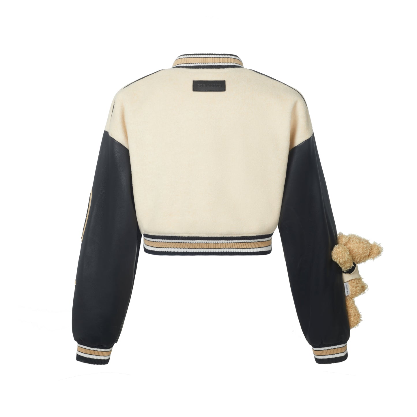 13DE MARZO Vintage Short Baseball Jacket