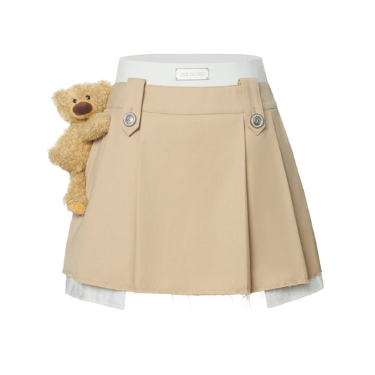 13DE MARZO Cargo Pleated Skirt