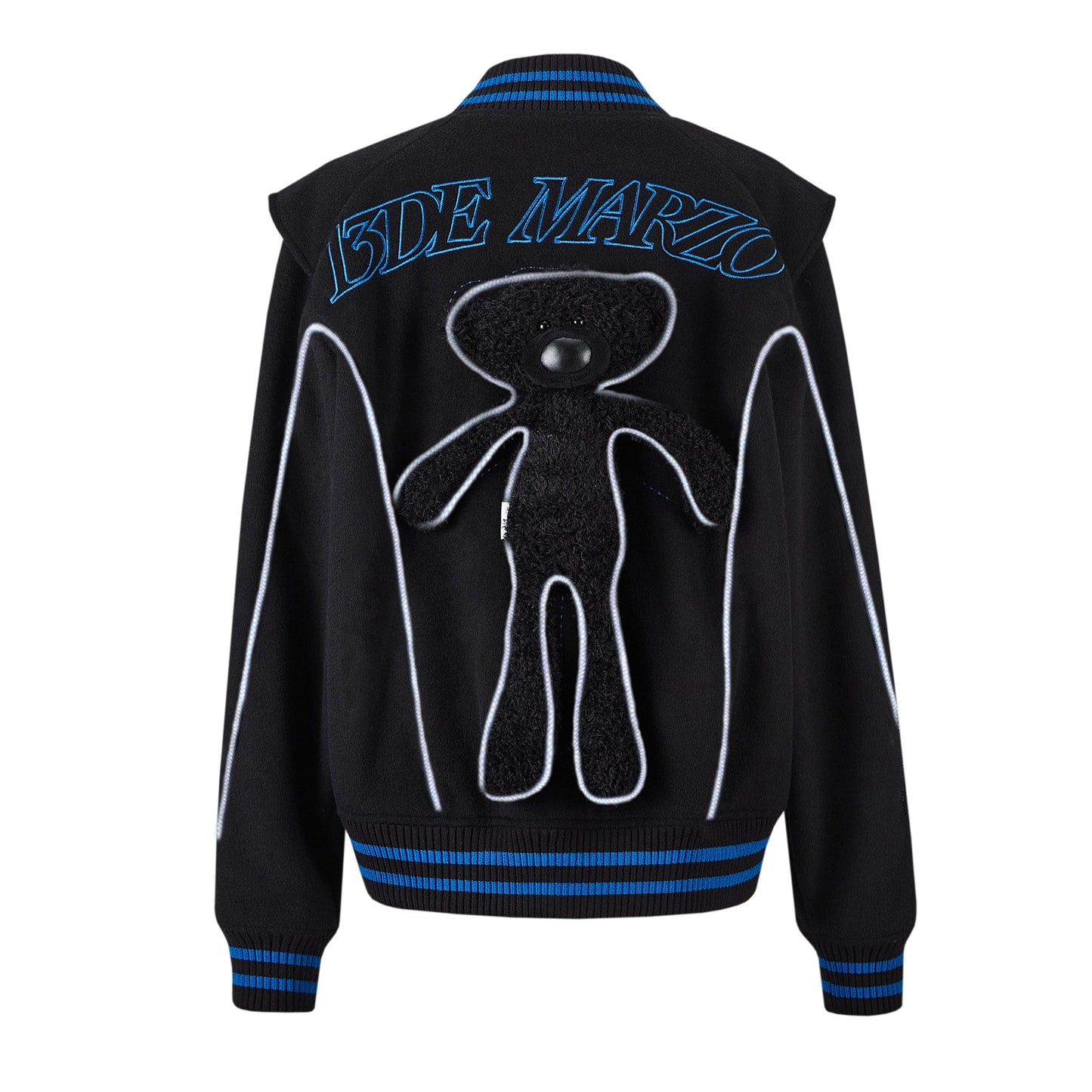 13DE MARZO Light Tube Baseball Jacket