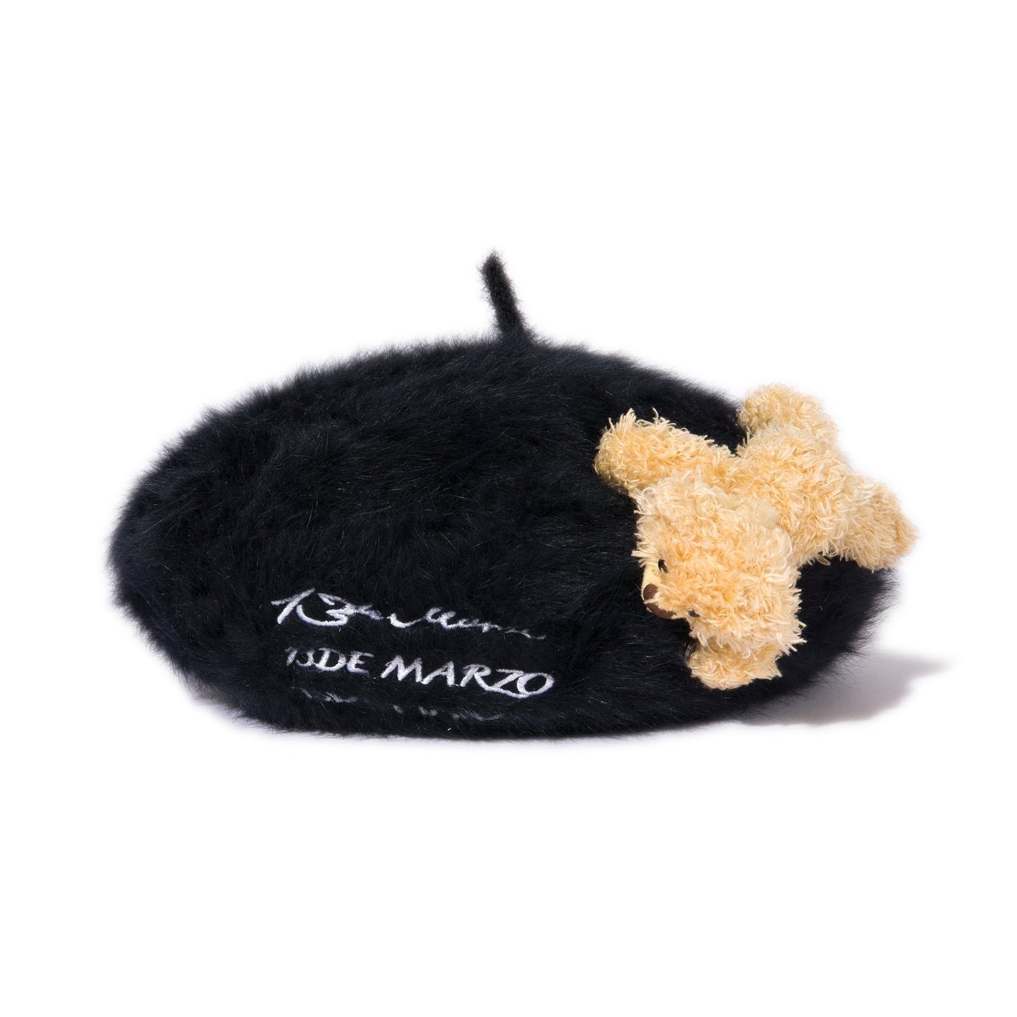 13DE MARZO Multi-logo Furry Beret