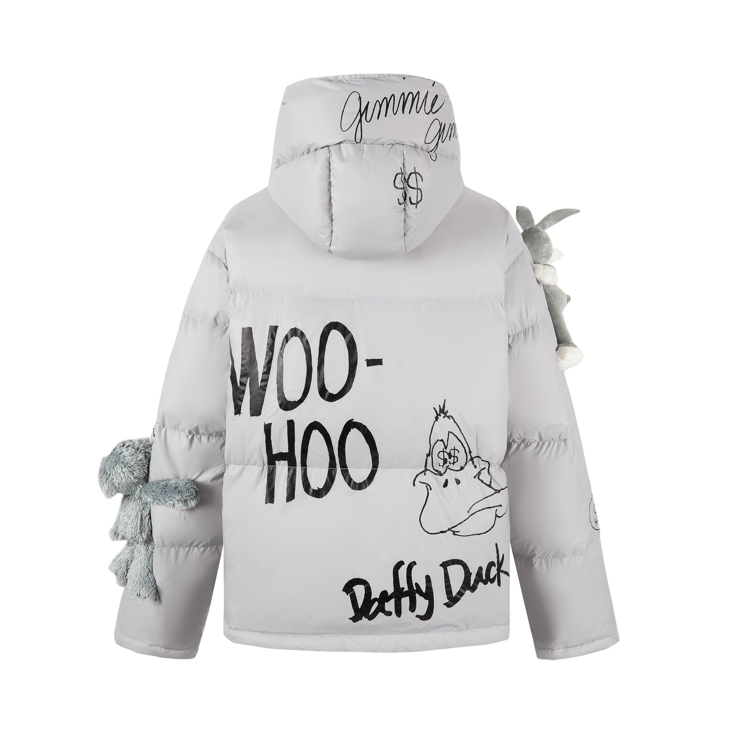 13DE MARZO Bugs Bunny Sketch Down Jacket