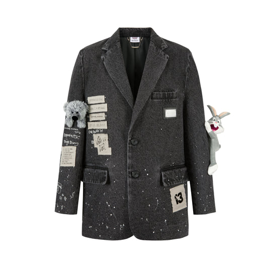 13DE MARZO Bugs Bunny Splash Denim Suit