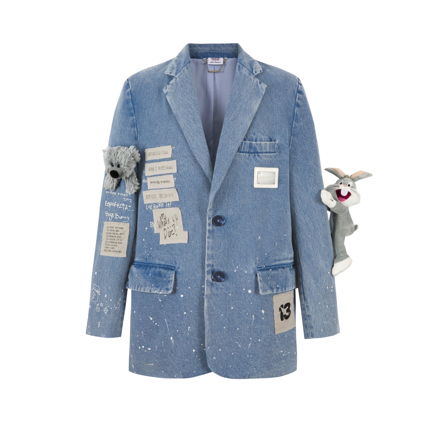 13DE MARZO Bugs Bunny Splash Denim Suit