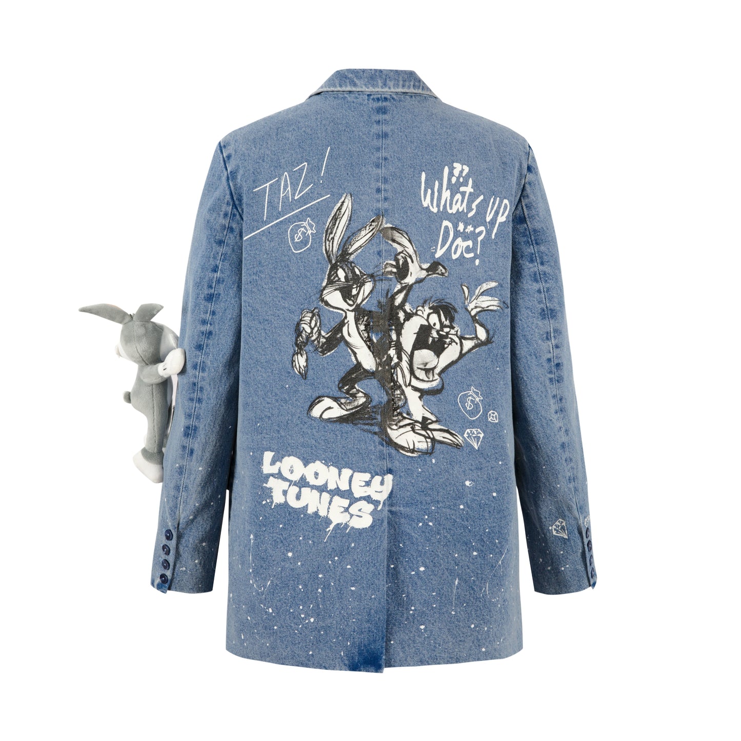 13DE MARZO Bugs Bunny Splash Denim Suit