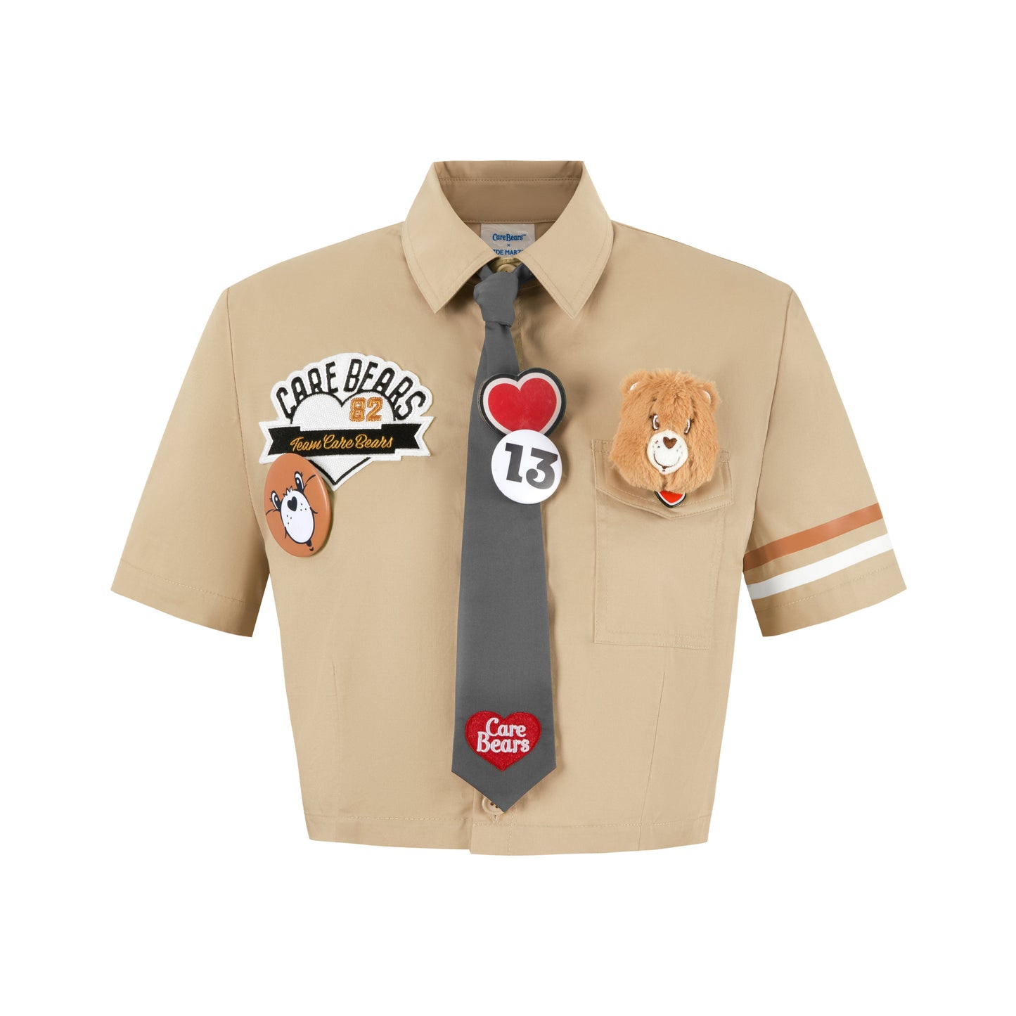 13DE MARZO Care Bears Campus Tie Shirt