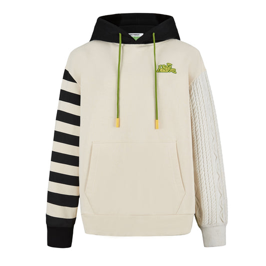 13DE MARZO Green Back Knit Hoodie