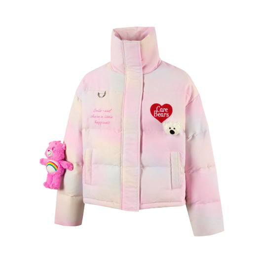 13DE MARZO Care Bears Rainbow Down Jacket