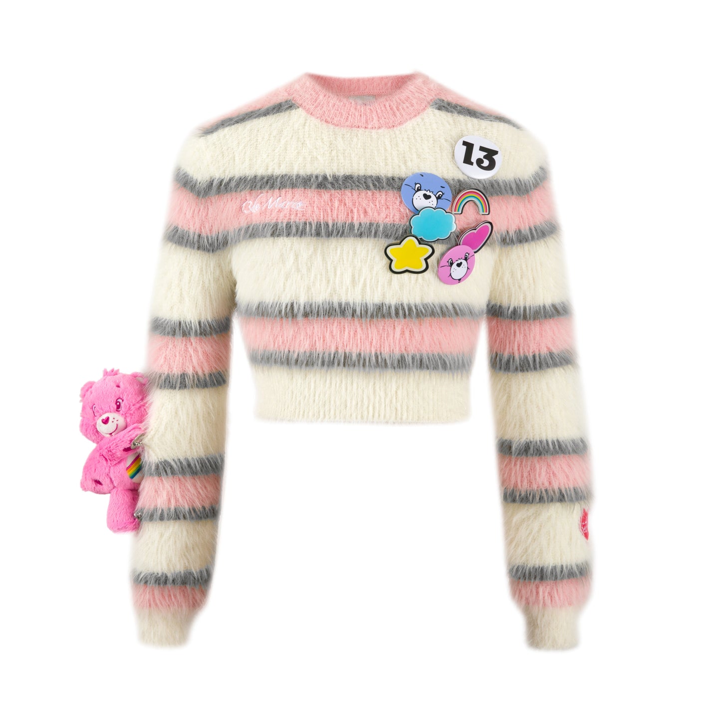 13DE MARZO Care Bears Badges Sweater