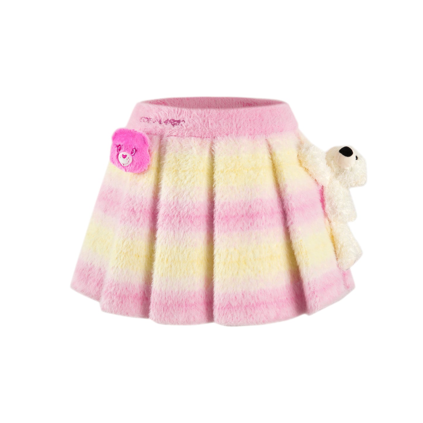 13DE MARZO Care Bears Faded Mohair Skirt