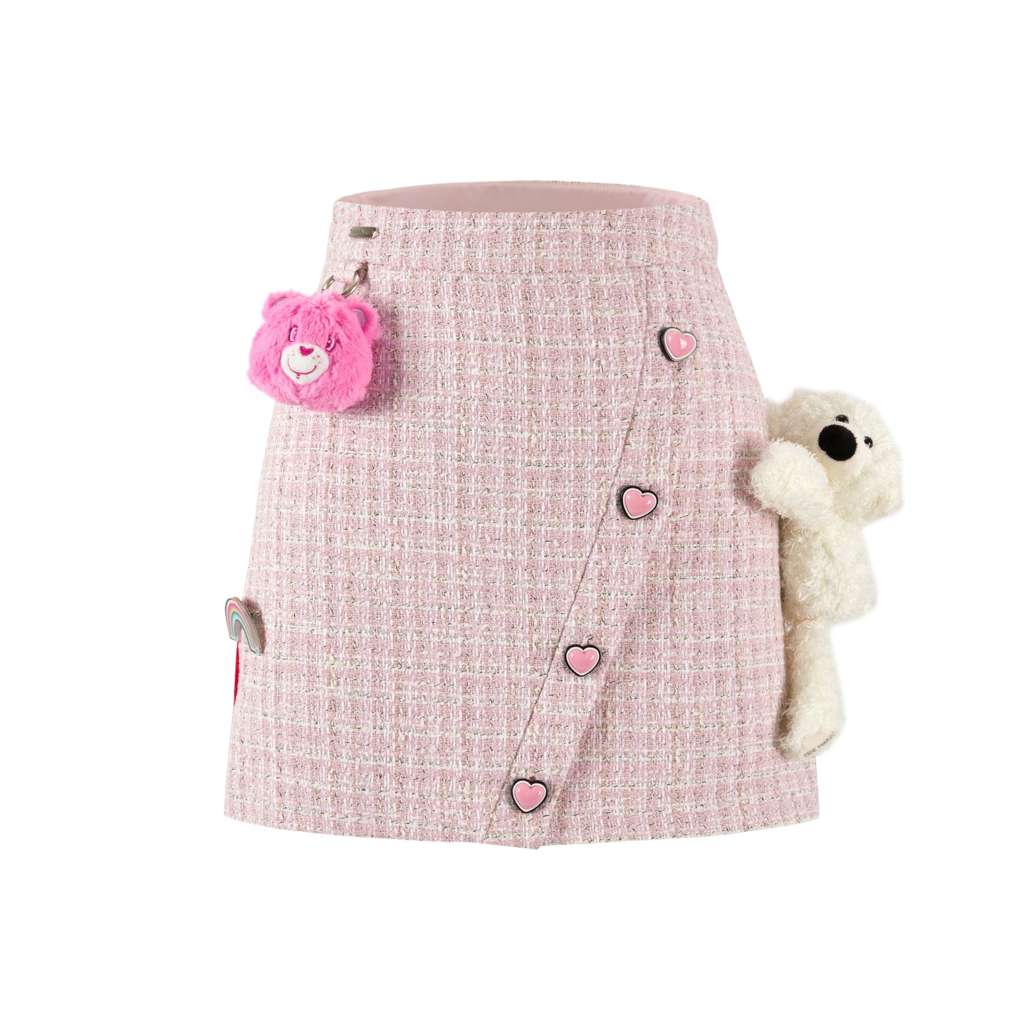 13DE MARZO Care Bears Tweed Short Dress