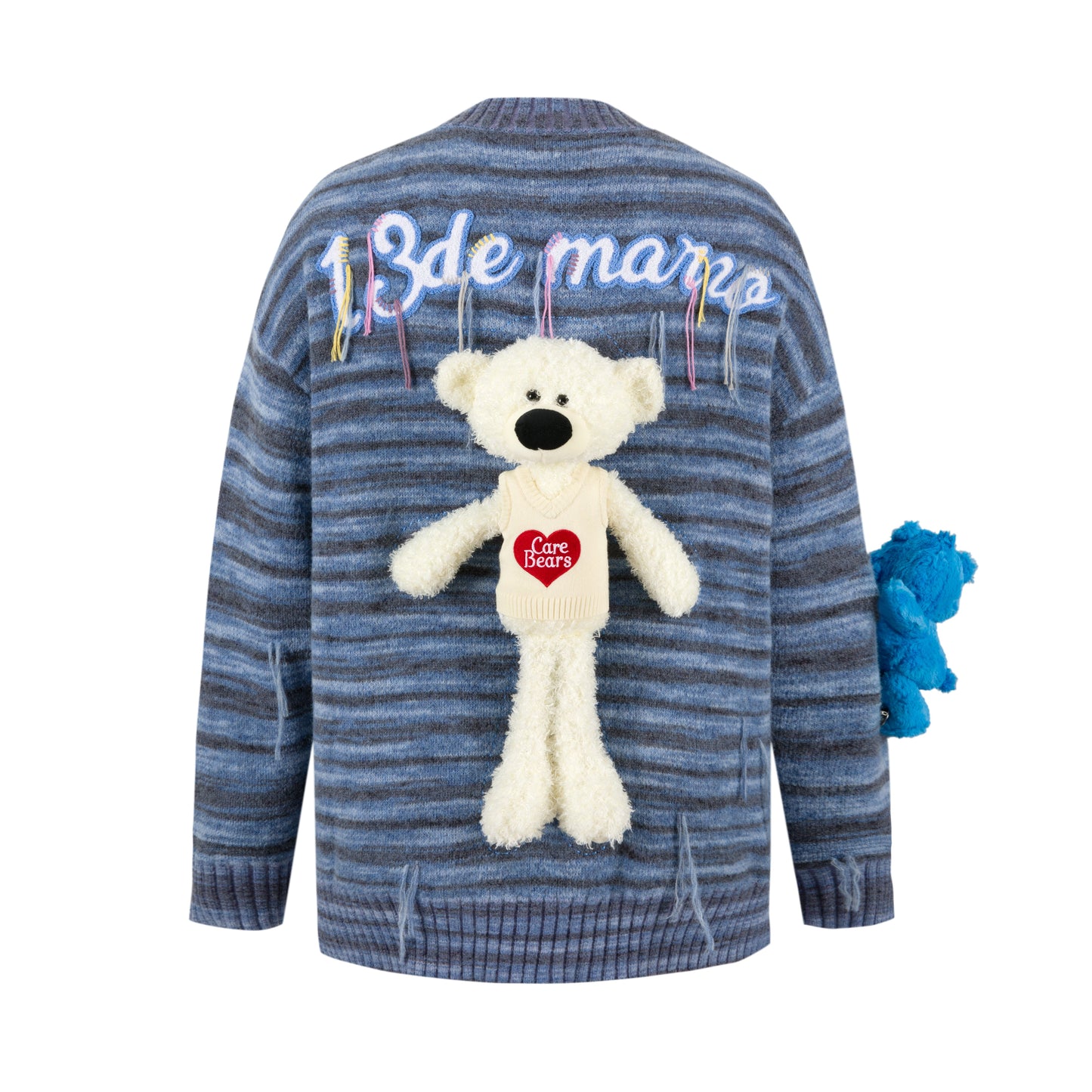 13DE MARZO Care Bears Color Stripe Cardigan