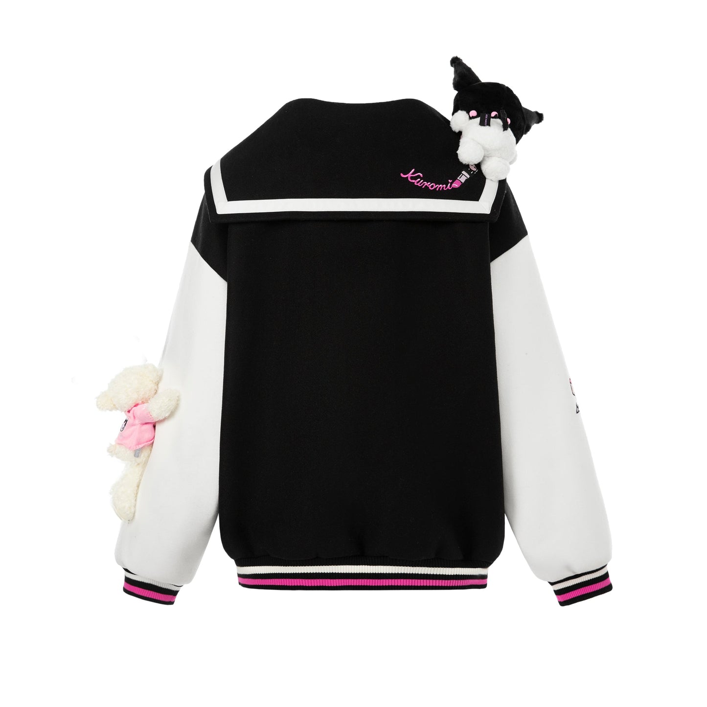 13DE MARZO Kuromi Bear Sailor Baseball Jacket