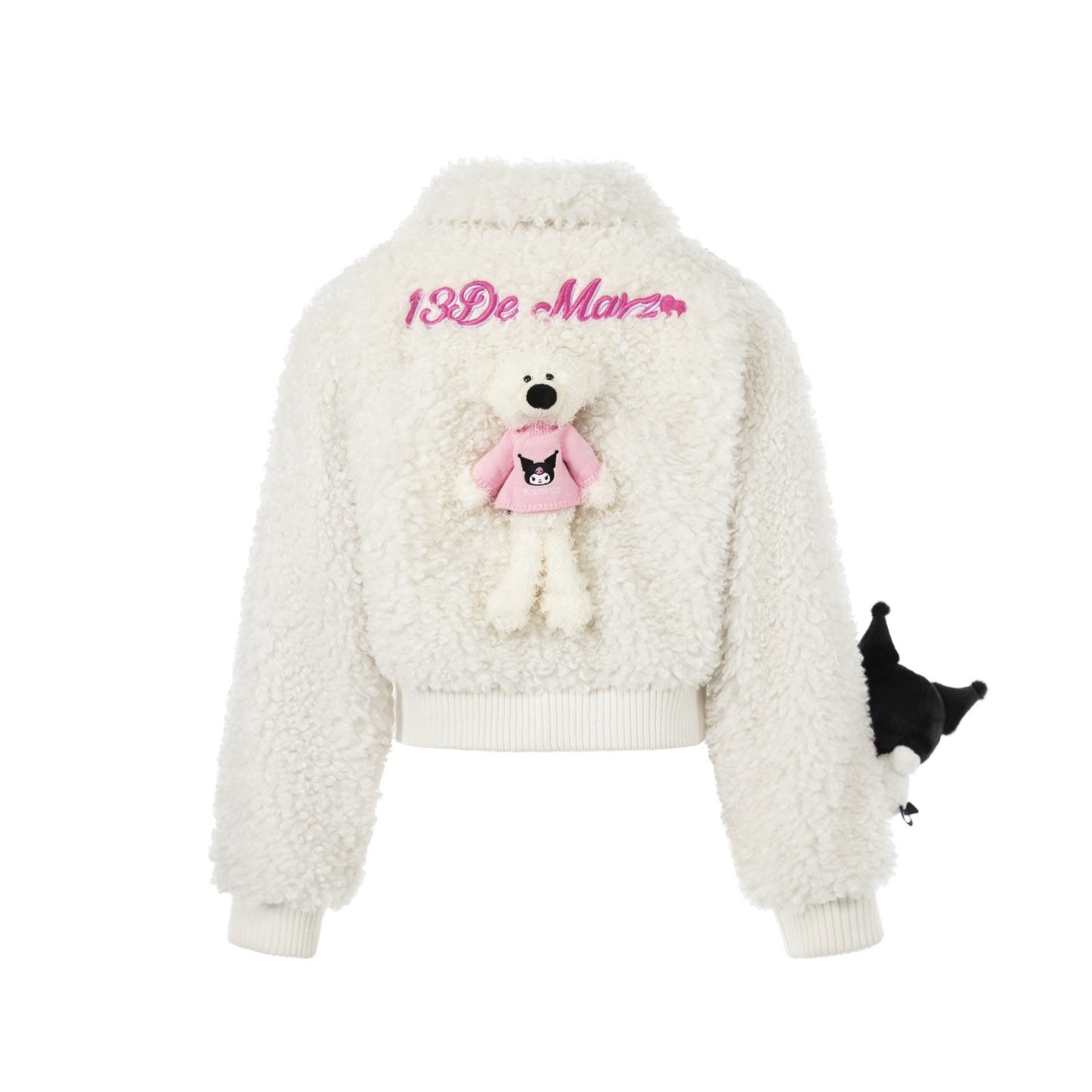 13DE MARZO Kuromi Bear Short Fleece